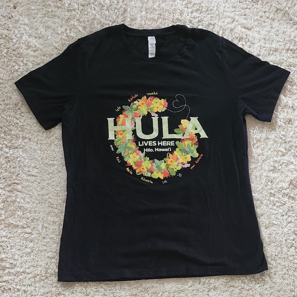 Black Hula Graphic T-Shirt - Picture 8 of 8